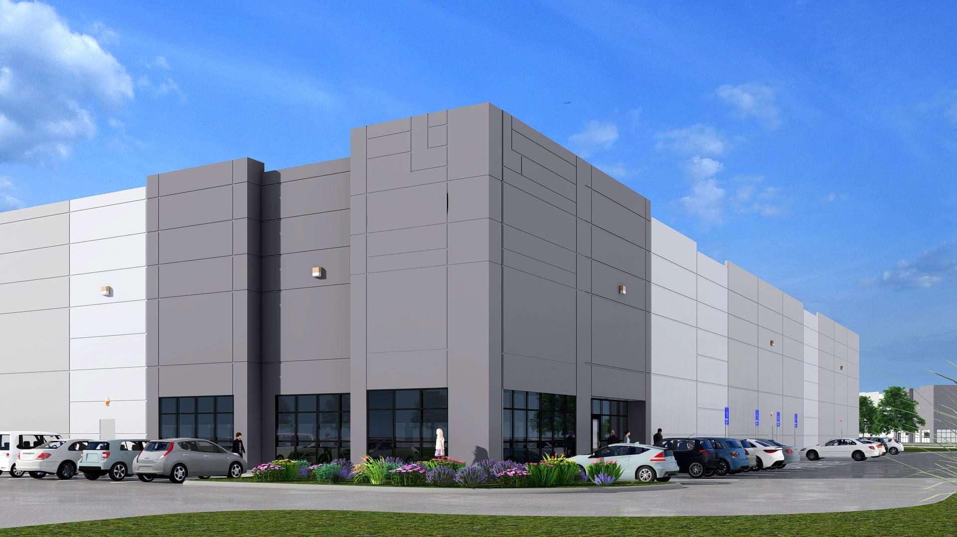 Riverbend East Industrial Park building exterior and entrance